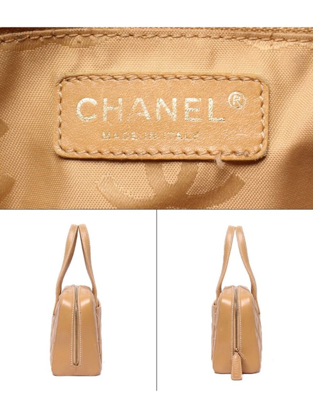 Chanel Handbag Gold Wild Stitch - Picture 4 of 10